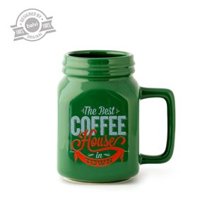 Green Mason Mug-Coffee