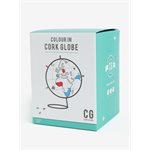 Colour In Cork Globe