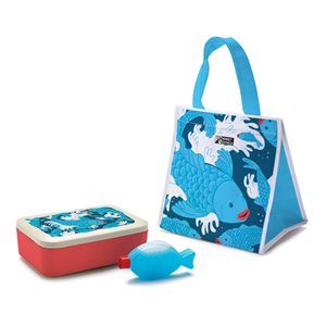 Good To Go Lunch Set-Blue Fish