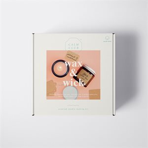 Calm Club-Wax and Wick Candle Making Kit-Sandlewood