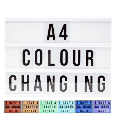 Lightbox-Colour Change-Standard Size