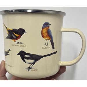 Alfresco Enamel Mug-Birds