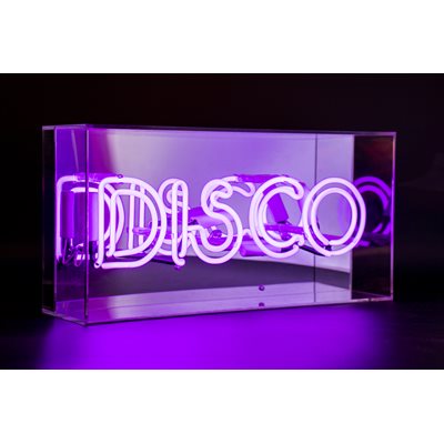 Neon Acrylic Light Box-DISCO