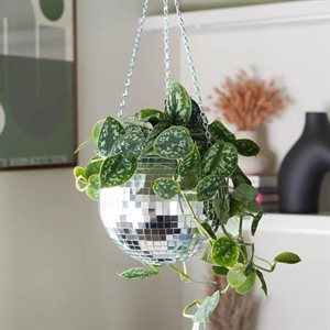 Disco Ball Hanging Planter-8 inch