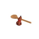 Buddy Spoon Holder and Steam Releaser-Brown