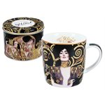 Mug in a metal tin -  Judith, Klimt 400 ML