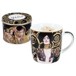 Mug in a metal tin - Judith, Klimt 400 ML