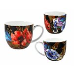 Floral Story Cup with Saucer-C