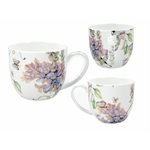 Floral Story Cup with Saucer-B