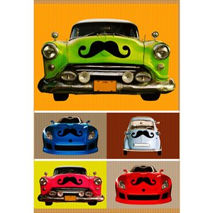 The Car Moustache Magnet