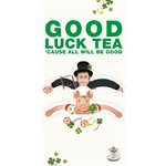 Tea Greeting Card-Good Luck