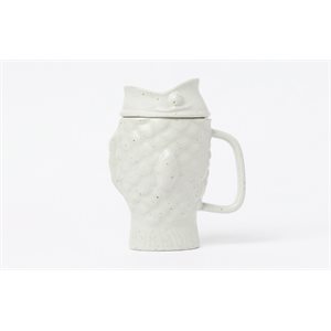 Taiyaki Tea Infuser Mug- Cream