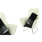 Chairspeaker Creme-Black seat