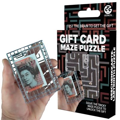 Gift Card Maze Puzzle