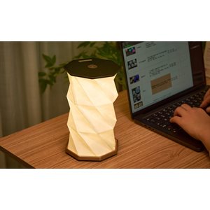 Lampe Twist Hexagon-Noyer