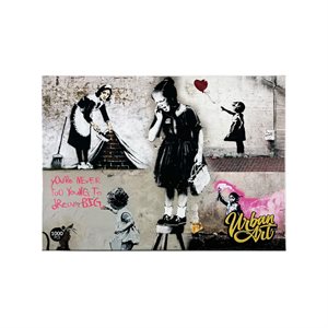 Banksy Puzzle-Girl on a Stool