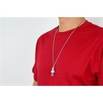 On Shirt Necklace-Robot