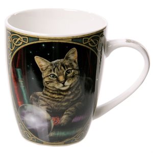 Lisa Parker Fortune Teller Cat Mug