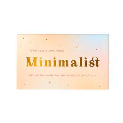 Cartes Minimalist(Anglais)