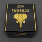 NEVER FORGET Elephant Key Hanger