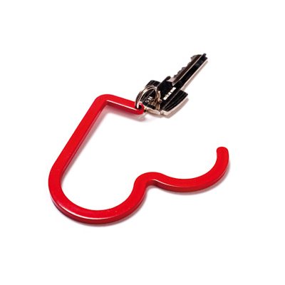 Hang On Bag Hook / Keychain-Red