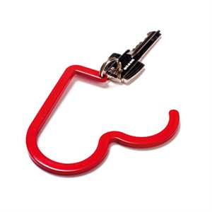 Hang On Bag Hook / Keychain-Red