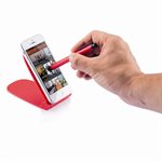 support téléphone mobile Push avec stylet-Rouge