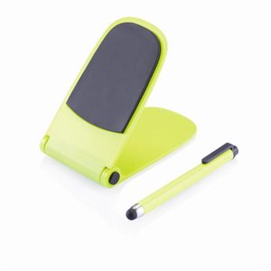 Push phone stand with Touchpen-Green