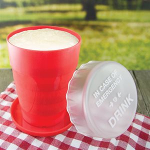 Emergency Pint Glass - Red