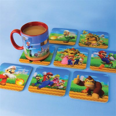 Super Mario Brothers 3D Coasters