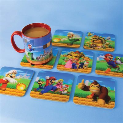 Sous-verres 3D Super Mario Brothers