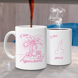 Rude Heat Change Mug-Pigpen Island