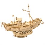 Casse-tête 3D en bois-Bateau