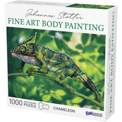 Johannes Stotter Chameleon Body Art Puzzle