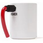 Wired Coffee mug-Red Handle