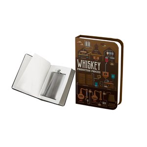 Whiskey Book Flask