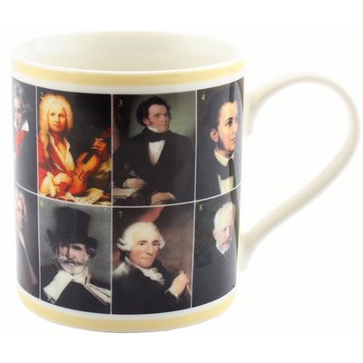 Famous Composers in history mug