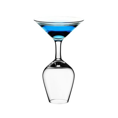 Naughty and Nice Cocktail Glass