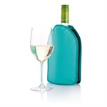 Wine cooler sleeve turquoise