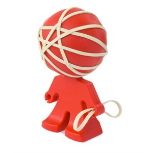 Rafael Rubber Band Holder-Red